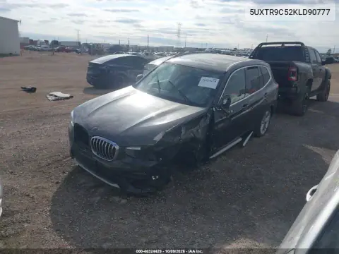 2019 BMW X3 xDrive30I VIN 5UXTR9C52KLD90777 фото 2