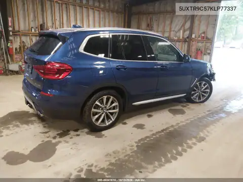 5UXTR9C57KLP77337 — 2019 BMW X3, фото 5 с аукциона IAAI, Передняя часть справа