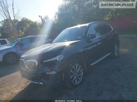 5UXTR9C55KLP83525 — 2019 BMW X3, photo 3 from IAAI 29.10.2026, Front end