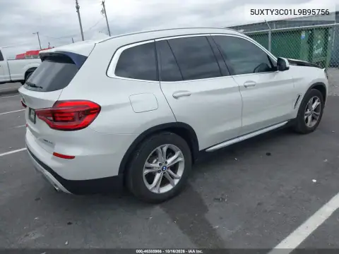 5UXTY3C01L9B95756 — 2020 BMW X3, photo 4 from IAAI, Front end