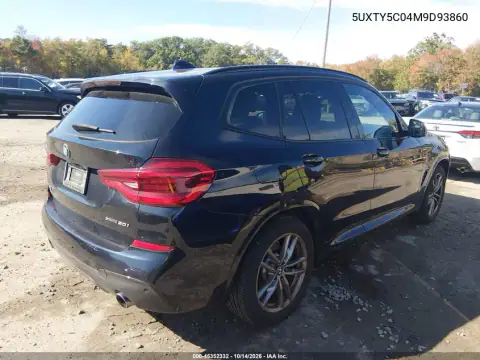 5UXTY5C04M9D93860 — 2021 BMW X3, zdjęcie 5 z IAAI, Lewy przód