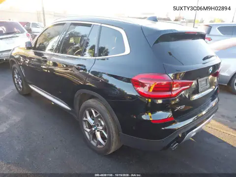 5UXTY3C06M9H02894 — 2021 BMW X3, photo 3 from IAAI, Right front