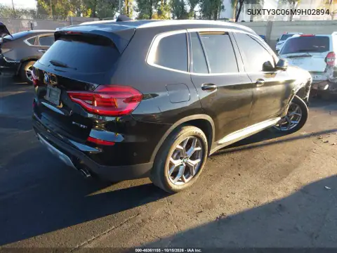 5UXTY3C06M9H02894 — 2021 BMW X3, photo 4 from IAAI, Right front