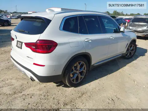 5UXTS1C08M9H17581 — 2021 BMW X3, ფოტო 5, IAAI, წინა ნაწილი