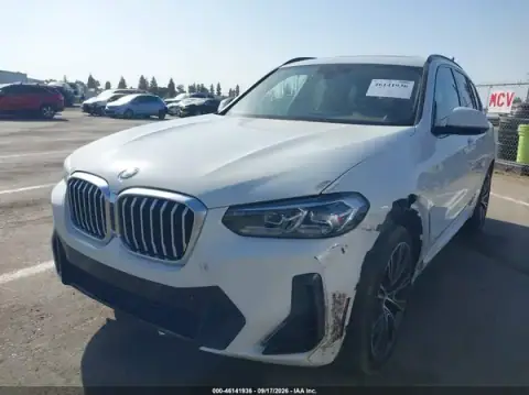 5UX43DP07N9M20524 — 2022 BMW X3, zdjęcie 2 z IAAI, Tył