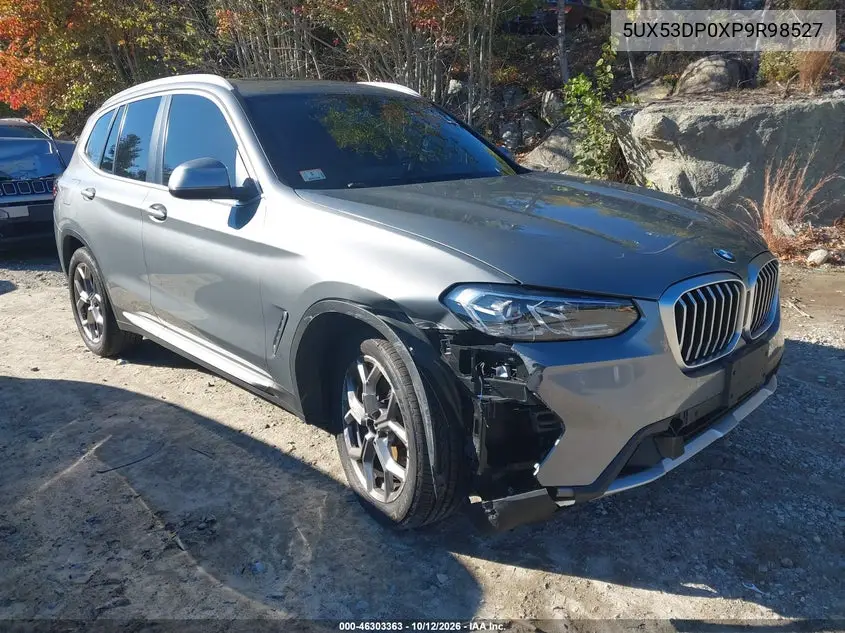 5UX53DP0XP9R98527 — 2023 BMW X3, photo 2 from IAAI, Right front