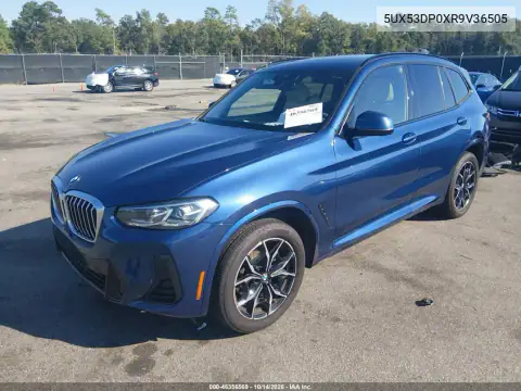 5UX53DP0XR9V36505 — 2024 BMW X3, photo 3 from IAAI, Rear end