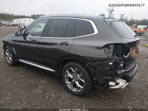 5UX53DP08R9W57677 — 2024 BMW X3, zdjęcie 4 z IAAI, Przód i tył
