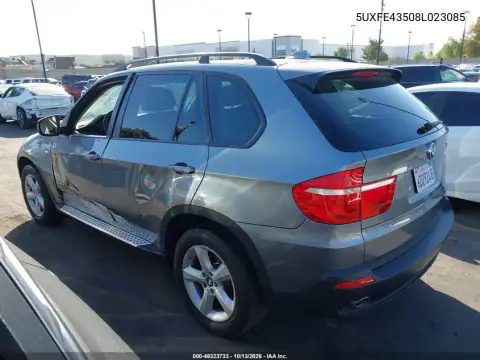 5UXFE43508L023085 — 2008 BMW X5, фото 4 с аукциона IAAI, Левый бок