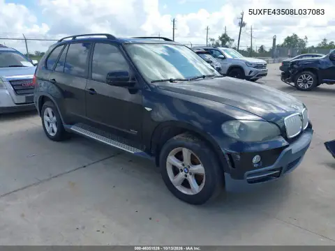 5UXFE43508L037083 — 2008 BMW X5, Естественный износ, фото до ремонта