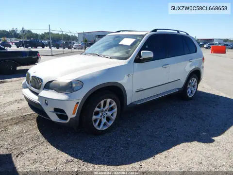 2012 BMW X5 xDrive35D VIN 5UXZW0C58CL668658 фото 2
