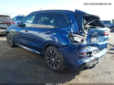 5UXTA6C02M9E65150 — 2021 BMW X5, фото 4 з IAAI, Передня й задня частини