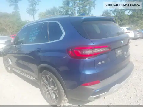 5UXCR4C00M9D86024 — 2021 BMW X5, photo 4 from IAAI, Front end
