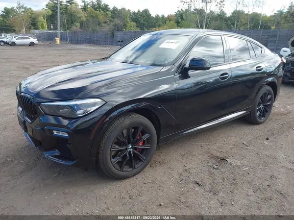 5UXCY8C08M9H32850 — 2021 BMW X6, photo 2 from IAAI, Rear end