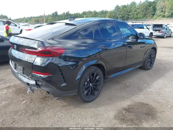 5UXCY8C08M9H32850 — 2021 BMW X6, photo 4 from IAAI, Rear end