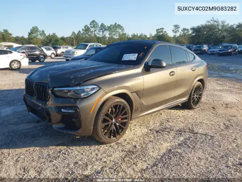 2021 BMW X6 Sdrive40I VIN 5UXCY4C02M9G83282 фото 2