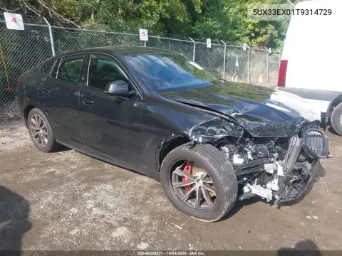 5UX33EX01T9314729 BMW X6 2026 — повреждение Передняя часть слева, фото до ремонта