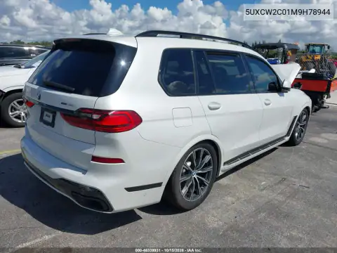 5UXCW2C01M9H78944 — 2021 BMW X7, ფოტო 4, IAAI, წინა ნაწილი