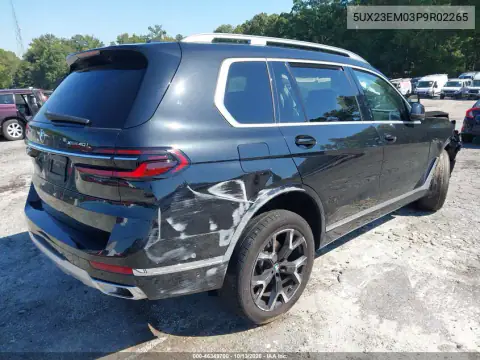 5UX23EM03P9R02265 — 2023 BMW X7, фото 4 с аукциона IAAI, Передняя часть