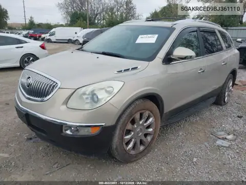 5GAKRCED9BJ361110 — 2011 Buick Enclave, photo 3 from IAAI, Left side
