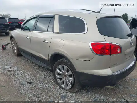 5GAKRCED9BJ361110 — 2011 Buick Enclave, photo 4 from IAAI, Left side