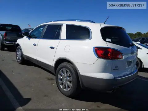 5GAKRBED8BJ317237 — 2011 Buick Enclave, photo 4 from IAAI, Front end