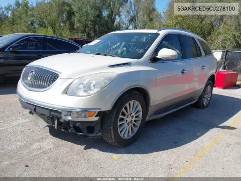 2012 Buick Enclave Leather VIN 5GAKRCED5CJ278100 фото 3