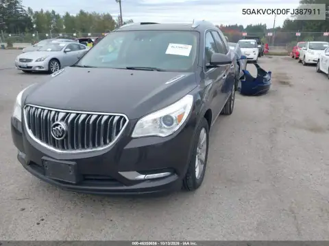 5GAKVCKD0FJ387911 — 2015 Buick Enclave, фото 3 с аукциона IAAI, Задняя часть