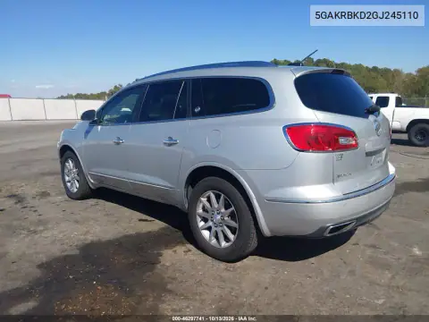 5GAKRBKD2GJ245110 — 2016 Buick Enclave, photo 4 from IAAI, Front end