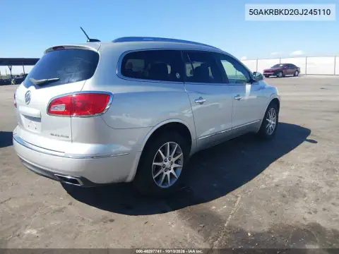 5GAKRBKD2GJ245110 — 2016 Buick Enclave, photo 5 from IAAI, Front end