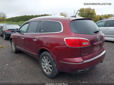 2016 Buick Enclave Leather VIN 5GAKVBKD9GJ222760 фото 4