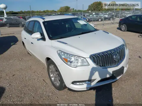 5GAKRBKD9HJ102625 — 2017 Buick Enclave, უკანა მარჯვენა ნაწილი, ფოტოები შეკეთებამდე