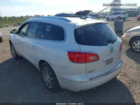 5GAKRBKD9HJ102625 — 2017 Buick Enclave, photo 4 from IAAI, Right rear