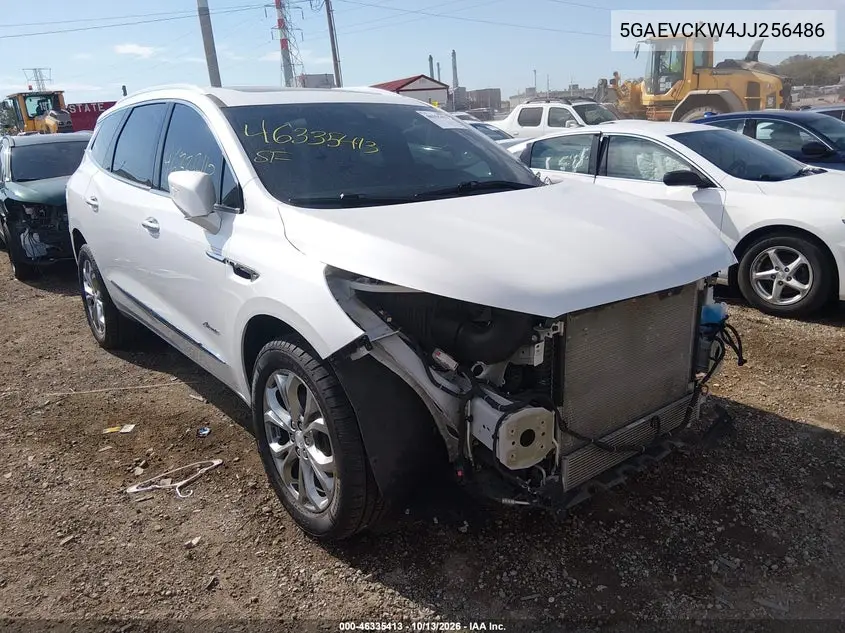 5GAEVCKW4JJ256486 — 2018 Buick Enclave, фото 2 с аукциона IAAI, Передняя часть