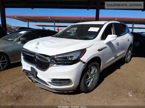 5GAERBKW9LJ205034 — 2020 Buick Enclave, foto 2 de IAAI, Parte delantera