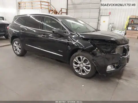 5GAEVCKW2MJ175149 — 2021 Buick Enclave, Right front, before-repair photos