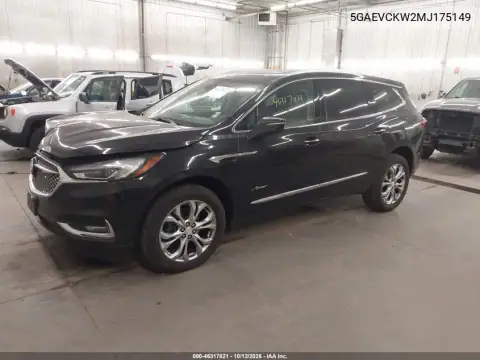 5GAEVCKW2MJ175149 — 2021 Buick Enclave, photo 3 from IAAI, Right front