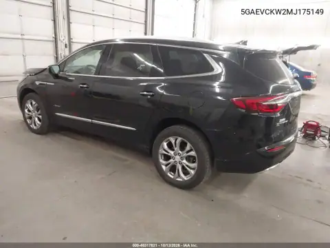 5GAEVCKW2MJ175149 — 2021 Buick Enclave, photo 4 from IAAI, Right front