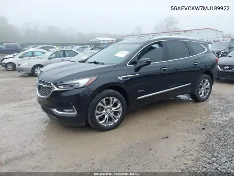5GAEVCKW7MJ189922 — 2021 Buick Enclave, foto 3 de IAAI, Lado derecho