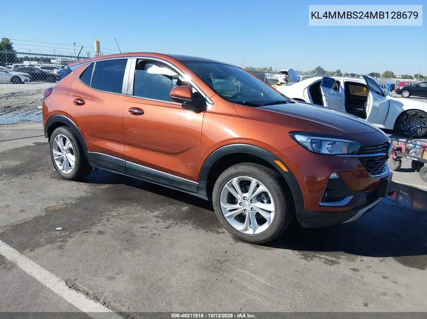 KL4MMBS24MB128679 — 2021 Buick Encore GX, photo 2 from IAAI, Left side