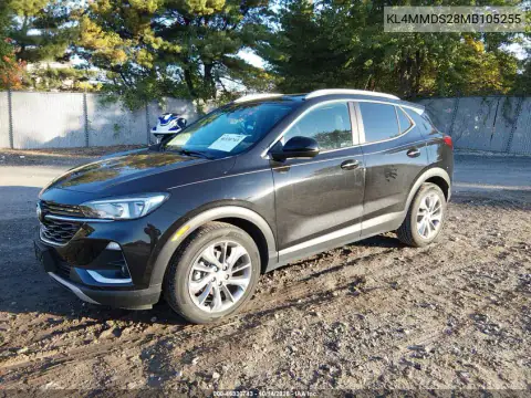 KL4MMDS28MB105255 — 2021 Buick Encore GX, zdjęcie 3 z IAAI, Zalanie