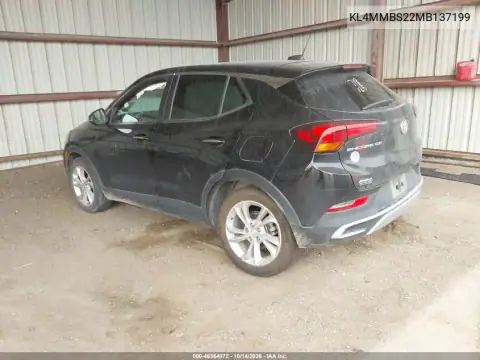 KL4MMBS22MB137199 — 2021 Buick Encore GX, фото 3 с аукциона IAAI, передняя часть справа