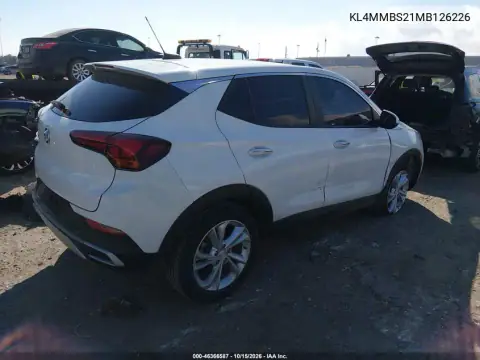 KL4MMBS21MB126226 — 2021 Buick Encore GX, фото 4 с аукциона IAAI, правый бок