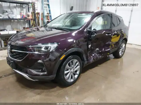 KL4MMGSL0MB129897 — 2021 Buick Encore GX, фото 3 з IAAI, Лівий бік