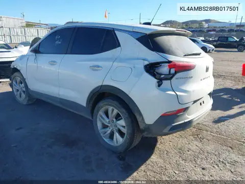 KL4AMBS28RB017501 — 2024 Buick Encore GX, zdjęcie 3 z IAAI, Zagrożenie biologiczne / chemiczne