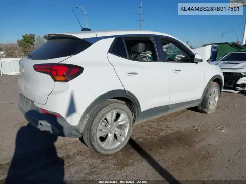 KL4AMBS28RB017501 — 2024 Buick Encore GX, zdjęcie 4 z IAAI, Zagrożenie biologiczne / chemiczne