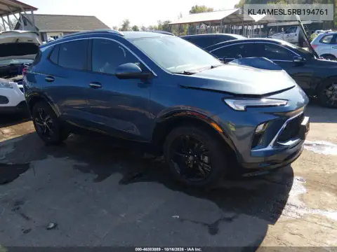 KL4AMESL5RB194761 — 2024 Buick Encore GX, Lado izquierdo, fotos antes de reparar