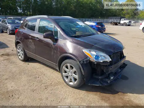 KL4CJGSB0DB106065 — 2013 Buick Encore, Передняя часть, фото до ремонта