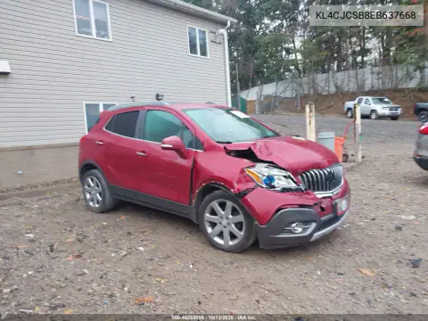 KL4CJCSB8EB637668 — 2014 Buick Encore, Parte delantera, fotos antes de reparar