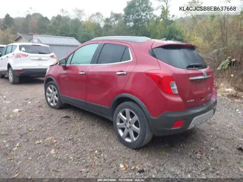KL4CJCSB8EB637668 — 2014 Buick Encore, foto 4 de IAAI, Parte delantera